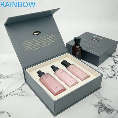 Logotipo personalizado de luxo de papelão mate biodegradável com fechamento magnético