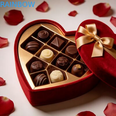 Caixa de Presente de Chocolate Personalizada com Logotipo Embalagem de Doces Chocolate Cosméticos Caixa de Barra de Chocolate Vazia