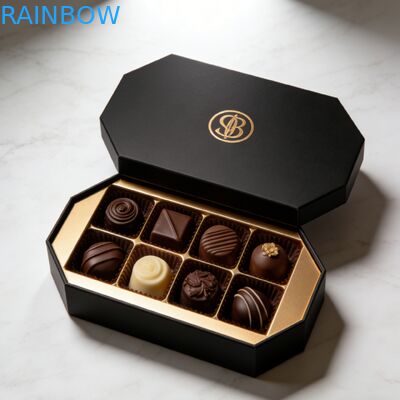 Caixa de Presente de Chocolate Personalizada com Logotipo Embalagem de Doces Chocolate Cosméticos Caixa de Barra de Chocolate Vazia