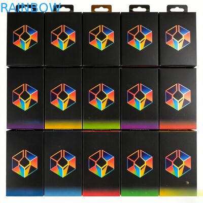 Caixa de papel personalizada de materiais reciclados de luxo com fecho magnético e inserções personalizáveis para embalagens de presentes