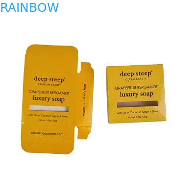 Caixa de embalagem cosmética biodegradável personalizada com design clássico e laminação brilhante