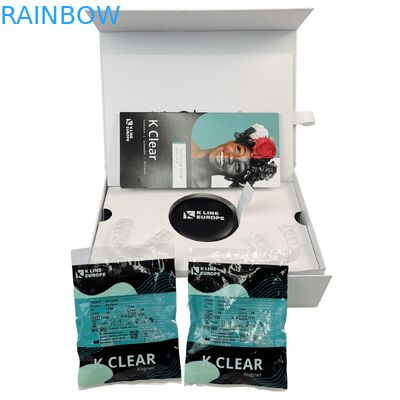 Caixa de embalagem de aparelhos dentários de logotipo personalizado Caixa de embalagem de alinhamento ortodôntico com papel inserir aparelhos dentários