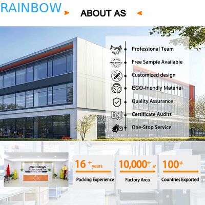 Caixa de Papel de Tamanho Personalizado com Janela Transparente para Exibição e Espessura de 350g para Embalagem de Alimentos