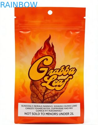 Saco Mylar à prova de odor de qualidade alimentar e resistente a crianças para embalagens de sacos de tabaco e de incenso de ervas