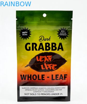Saco Mylar à prova de odor de qualidade alimentar e resistente a crianças para embalagens de sacos de tabaco e de incenso de ervas