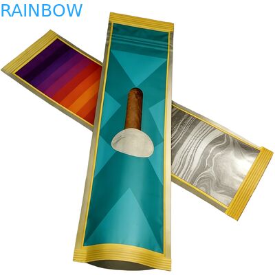 Bolsa de fechadura Mylar de três lados, resistente a crianças