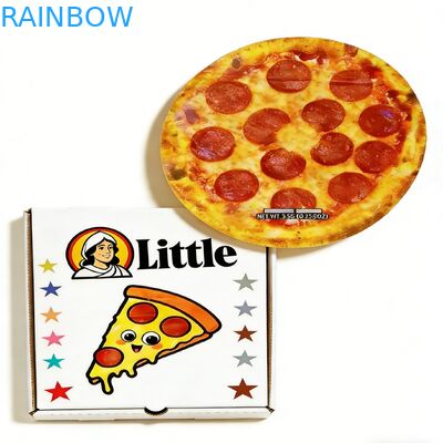 Custom Empty 7g 14g Mylar Bags With Pizza Box Die Cut Zip Lock Glossy Cali Packs Candy 3.5 Smell Proof Mylar Bags With Box Set