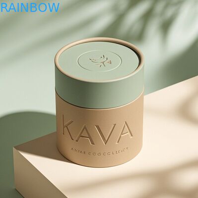 Biodegradável Dimensões personalizáveis Tubo de papel Kraft seguro de qualidade alimentar para embalagens de caixas de presentes