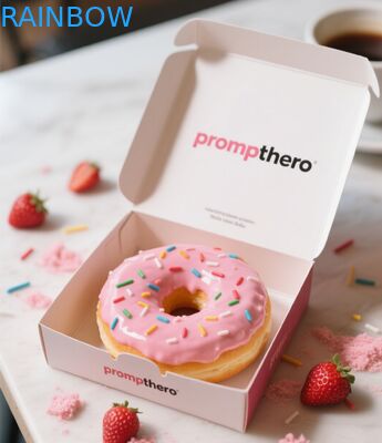 Caixa de presente dobrável biodegradável personalizável para embalagens de padaria e macarrão de pastelaria