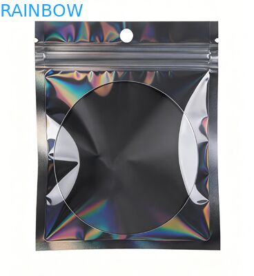 Impressão sob medida Saco de embalagem reutilizavel de PVC plástico mate reabrevel com vedação de três lados