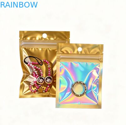 Impressão sob medida Saco de embalagem reutilizavel de PVC plástico mate reabrevel com vedação de três lados