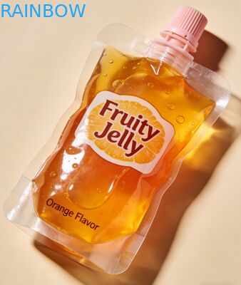 Bolsa com Bico Personalizada 30ml Para Purê de Iogurte Suco de Fruta Alimento Complementar para Bebê Bolsa com Bico Moldada Saco Plástico