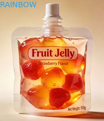 Bolsa com Bico Personalizada 30ml Para Purê de Iogurte Suco de Fruta Alimento Complementar para Bebê Bolsa com Bico Moldada Saco Plástico