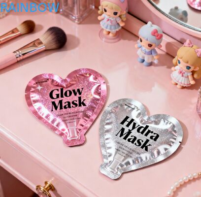 Embalagem de Sachê de Plástico para Loção de Skincare Personalizada, Sachês de Folha de Mylar para Amostras Cosméticas, Sachês com Selagem a Quente, Bolsas Pequenas