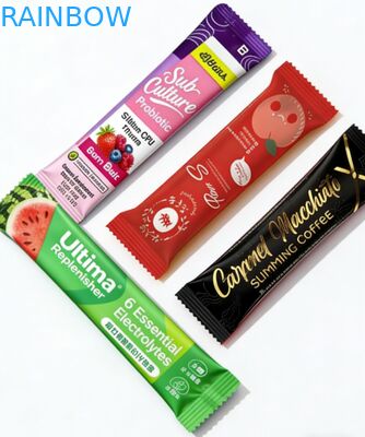 Personalizado 1g 3g 5g leite-chá em pó colágeno saquinho calor selável reciclável pet folha de alumínio laminado saco de alimentos com zíper