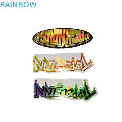 Sacos Mylar Holográficos à prova de cheiro e à prova de crianças com fecho removível para embalagens de lanches