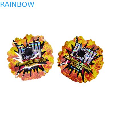 Sacos Mylar Holográficos à prova de cheiro e à prova de crianças com fecho removível para embalagens de lanches