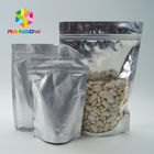 A folha de alumínio por atacado de produto comestível levanta-se o saco Ziplock com a janela dianteira clara para sementes/empacotamento dos frutos secos