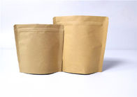 Eco - os sacos de papel personalizados amigáveis biodegradáveis levantam-se o malote com fechamento do fecho de correr