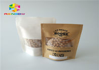 Impressão reciclável impressa do Gravure do papel de embalagem de Brown dos sacos de papel do empacotamento de alimento
