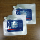 O costume do armazenamento do alimento imprimiu blocos de gelo reusáveis impermeáveis do refrigerador dos sacos de plástico com bico/tampão