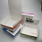 A caixa de dobramento de empacotamento do cartão ondulado do incenso erval de papel estala acima a caixa de exposição