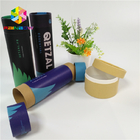 O empacotamento da tabuleta da medicina do chá verde composto levanta o logotipo de papel do tubo personalizado