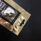 Três malotes plásticos de Mylar do selo dos lados que empacotam o logotipo feito sob encomenda dos sacos impresso