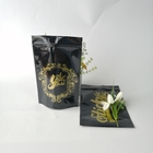 Malotes plásticos feitos sob encomenda do logotipo que empacotam sacos lustrosos de Doypack do zíper de Mylar da semente da erva daninha da folha