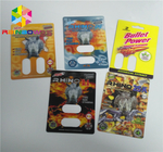 Cartão da bolha da cor de CMYK que empacota a exposição da caixa de embalagem do produto do comprimido do papel de 350 G/M