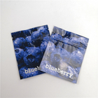 Malotes plásticos lisos da folha THC Gummies que empacotam o saco sem perigo para as crianças de Cbd Ziper do mirtilo