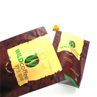 Sacos de café de empacotamento personalizados resíduo metálico Eco de selagem forte do malote da folha - amigável