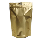 Ouro impresso costume Mylar poli da folha de alumínio dos sacos de plástico da embalagem do café