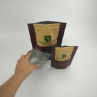 O suporte acima do costume de empacotamento dos sacos do café biodegradável do produto comestível imprimiu malotes de empacotamento do chá da folha de alumínio