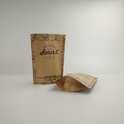 Levante-se sacos de café de empacotamento Ziplock dos fabricantes 12oz do papel de embalagem de Brown do saco de café de Mylar com válvula