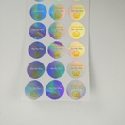 Etiquetas privadas adesivas holográficas de VMPET MOPP para caixas