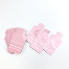 Janela cor-de-rosa feita sob encomenda do OEM Logo Size Resealable With Transparent para as porcas secas do fruto que empacotam o malote