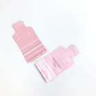Janela cor-de-rosa feita sob encomenda do OEM Logo Size Resealable With Transparent para as porcas secas do fruto que empacotam o malote