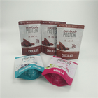 Matte Finish Protein Powder Custom imprimiu sacos do petisco cheira sacos do produto comestível de barra de chocolate da prova