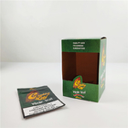 Baixo Moq personalizou caixas de papel impressas de Fronto Cigar Grabba Leaf Kraft para o empacotamento da folha