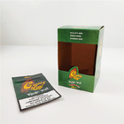 Baixo Moq personalizou caixas de papel impressas de Fronto Cigar Grabba Leaf Kraft para o empacotamento da folha