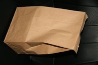 O logotipo de Brown imprimiu sacos de papel personalizados, leva embora levanta-se o saco
