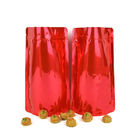 Sacos de plástico Ziplock dourados de Mylar que empacotam a parte superior reciclável do zíper