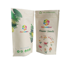 Costume Compostable do saco de papel de Kraft do alimento que imprime sacos de empacotamento do fruto biodegradável de 100%