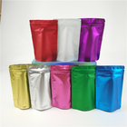 Sacos de café de empacotamento personalizados plásticos levantar-se do malote brilhante lustroso
