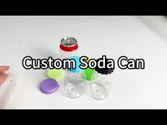 Potes de plástico PET personalizáveis de 90ml e 135ml para embalagem de alimentos com opções de rótulos