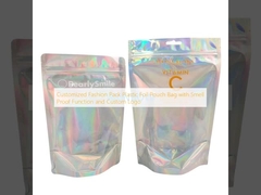 Bolsa de bolso de papel plástico personalizada com função anti-odor e logotipo personalizado