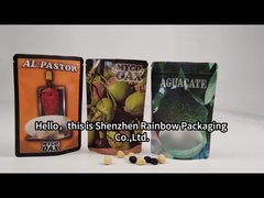 sacos de plástico do produto comestível