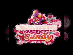 Saco plástico Die Cut 3.5g com zíper brilhante Mylar para embalagem de doces de ervas gomosas à prova de cheiro Superfície brilhante