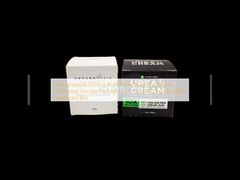 Caixa de papel kraft dobrável biodegradável, embalagem para alimentos, gravação em relevo, armazenamento para velas, doces, caixa de papelão dobrável